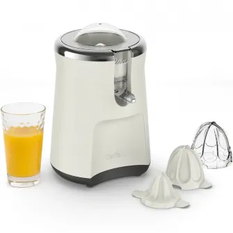 Storcator de citrice Tefal Collection ZP610AE0, 100 W, 1 viteza, capac de protectie, 3 conuri, design retro, crem