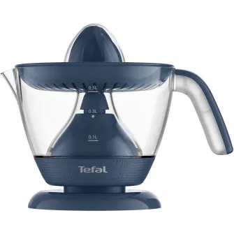 Storcator de citrice Tefal Morning ZP2M04E0, 800 ml, 1 viteza, 2 filtre, capac de protectie, plastic, albastru