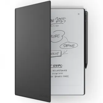 Tableta ePaper reMarkable 2, 10.3'', 8 GB, Wi-Fi, USB-C, cu creion Marker Plus si husa, Negru