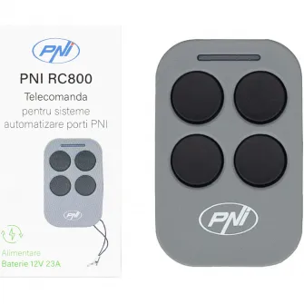 Telecomanda suplimentara PNI RC800 pentru kit automatizare porti autoportante PNI AP800C si porti batante PNI MAB300