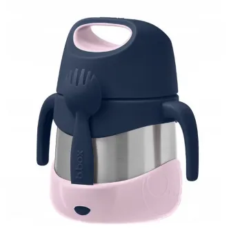 Termos pentru mancare, +6 luni, 335 ml, Mov/Indigo/ Gri, BBOX