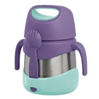 Termos pentru mancare, +6 luni, 335 ml, Mov/Verde/ Gri, BBOX