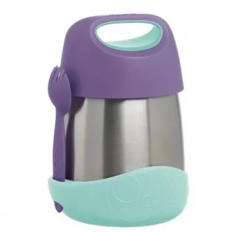 Termos pentru mancare, +6 luni, 335 ml, Mov/Verde/ Gri, BBOX