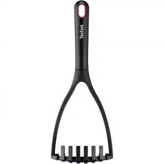 Zdrobitor de cartofi Tefal Ingenio+, compatibilitate cu masina de spalat vase, plastic, negru & rosu