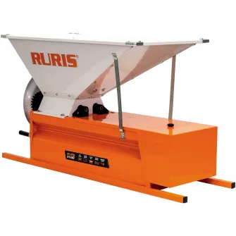 Zdrobitor manual cu desciorchinare Ruris HT100, cuva 57 l, role aluminiu, productivitate 800 - 1000 kg/h