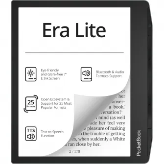 eBook Reader PocketBook Era Lite PB710, ecran tactil 7.0'' E Ink Carta™ 1300, 300ppi, 16GB, iluminare frontala, WiFi&Bluetooth, USB-C, verde