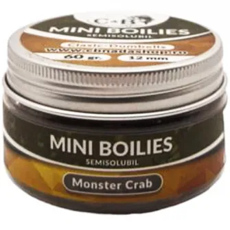 Boilies C&B Mini Semisolubil Monster Crab 12mm, 60g