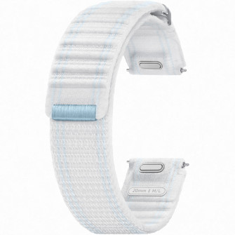 Curea smartwatch Samsung Fabric Band pentru Galaxy Watch7, (M/L), Blue White