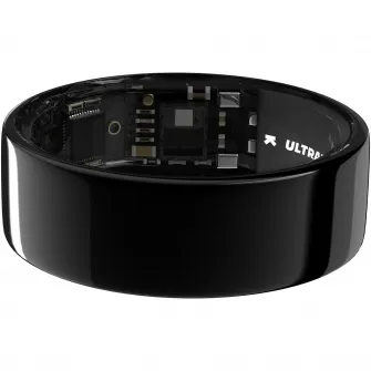Inel inteligent monitorizare sanatate Ultrahuman Ring Air, Marimea 09, Aster Air Black