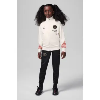 Nike, Trening cu logo PSG, pentru fotbal, Alb, Negru, Roz, 122-128 CM