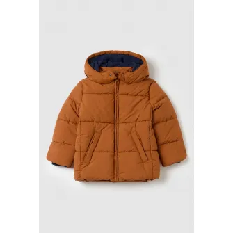 OVS, Geaca cu vatelina si captuseala din fleece, Portocaliu stins, 80 CM