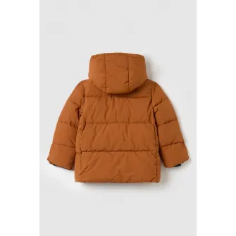 OVS, Geaca cu vatelina si captuseala din fleece, Portocaliu stins, 80 CM