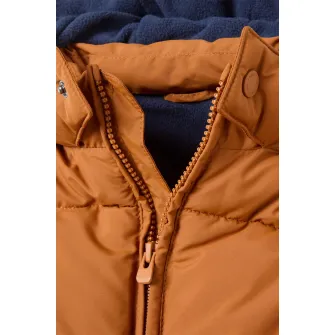 OVS, Geaca cu vatelina si captuseala din fleece, Portocaliu stins, 80 CM