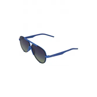 Polaroid, Ochelari de soare aviator cu lentile in degrade, Albastru deschis, 60-8-140 Standard