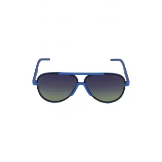 Polaroid, Ochelari de soare aviator cu lentile in degrade, Albastru deschis, 60-8-140 Standard