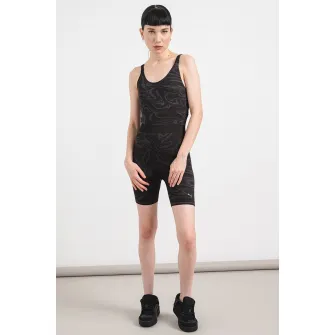 Puma, Salopeta pentru antrenament Formknit, Negru, Gri inchis, M