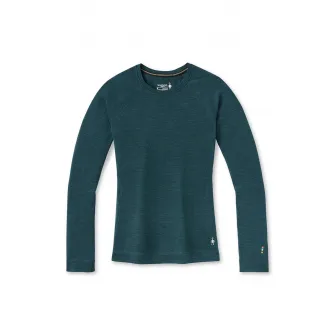 Smartwool, Bluza din lana Merinos cu maneci raglan pentru ski, Albastru petrol, M