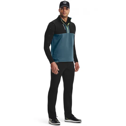 Under Armour, Vesta lejera pentru golf Storm Daytona, Albastru inchis, Negru, M