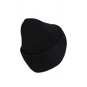 adidas Performance, Caciula elastica cu aplicatie logo Wid Crew, Negru, 56-58 CM
