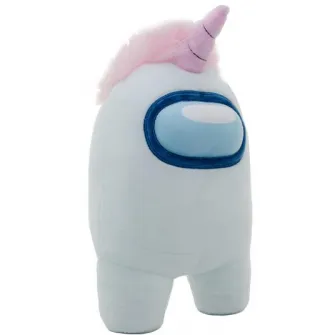 Jucarie de plus Yume Toys Among Us - Unicorn, alb, 30 cm
