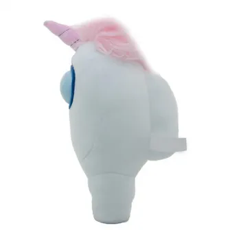 Jucarie de plus Yume Toys Among Us - Unicorn, alb, 30 cm