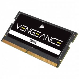 Memorie laptop Corsair VENGEANCE®, 64GB DDR5, 4800MHz CL40, optimizat Intel, Dual Channel Kit