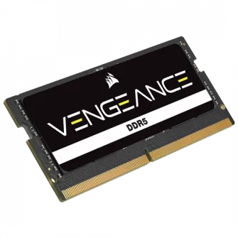 Memorie laptop Corsair VENGEANCE®, 64GB DDR5, 4800MHz CL40, optimizat Intel, Dual Channel Kit
