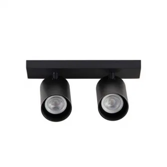 Spod LED RGB inteligent dublu Yeelight Smart Spotlight, Wi-Fi, GU10, dimabil, 350 lm, lumina alba si colorata (2700-6500K), control vocal, Negru