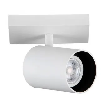 Spot LED RGB inteligent Yeelight Smart Spotlight, Wi-Fi, GU10, dimabil, 350 lm, lumina alba si colorata (2700-6500K), control vocal, Alb