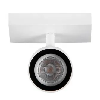 Spot LED RGB inteligent Yeelight Smart Spotlight, Wi-Fi, GU10, dimabil, 350 lm, lumina alba si colorata (2700-6500K), control vocal, Alb