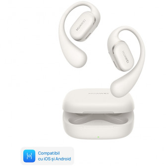 Casti Sport Open-Ear Huawei FreeArc, True Wireless, Bluetooth, AI Call Noise Cancellation, IP57, Gri