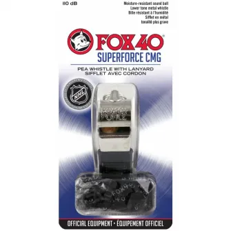 Fluier Fox 40 Superforce CMG Oficial, argintiu