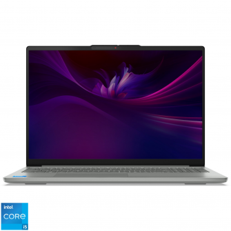Laptop Lenovo IdeaPad Slim 5 16IRH10 cu procesor Intel® Core™ i5-13420H pana la 4.6GHz, 16'' WUXGA, IPS, 32GB DDR5 RAM, 1TB SSD, Intel® UHD Graphics, No OS, Luna Grey