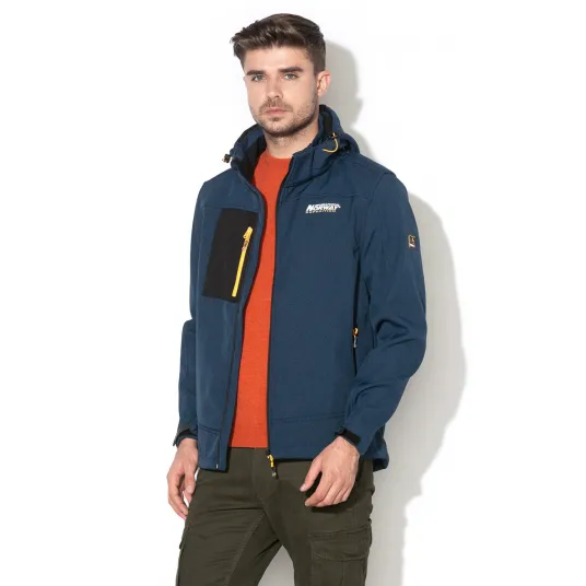Geographical Norway, Jacheta cu captuseala din fleece Torefact, Bleumarin, S