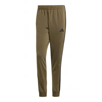 adidas Sportswear, Trening cu logo, Negru, Kaki, L