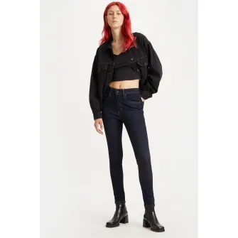 Levis, Blugi super skinny cu talie inalta 721™, Albastru ultramarin, W26-L30