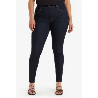 Levis, Blugi super skinny cu talie inalta 721™, Albastru ultramarin, W26-L30