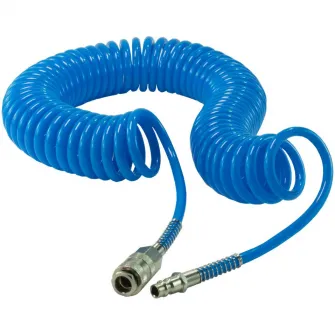 Furtun pneumatic spiralat PU 5x8 mm, 20 m
