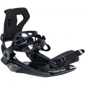 Legaturi snowboard Elan Rental Fastec Interchanger, M-L, negru