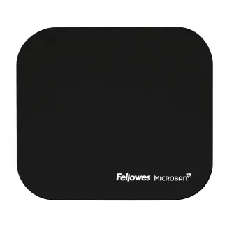 Mouse pad cu protectie antibateriana, Microban, negru