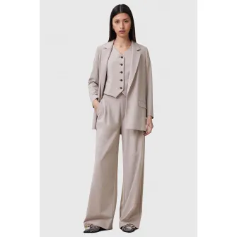 AllSaints, Vesta cu decolteu in V Aleida, Grej, 6