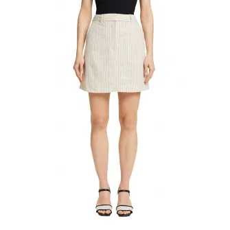 Esprit, Fusta mini in dungi, Alb fildes, 34