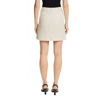 Esprit, Fusta mini in dungi, Alb fildes, 34