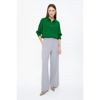 GreenPoint, Camasa cu maneci lungi, Verde, 42