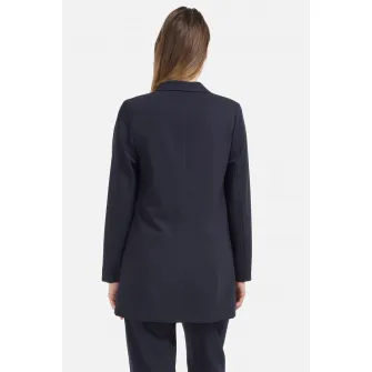Helmidge, Sacou lung cu buzunare aplicate, Bleumarin, 12