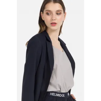 Helmidge, Sacou lung cu buzunare aplicate, Bleumarin, 14