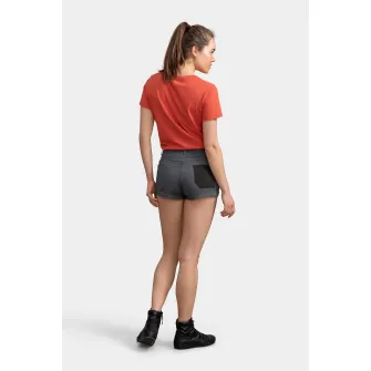 KAFT, Pantaloni scurti de denim cu buzunar constrastant, Negru, Gri inchis, XL