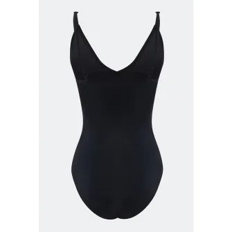 LC WAIKIKI, Costum de baie intreg cu model uni, Negru, 38