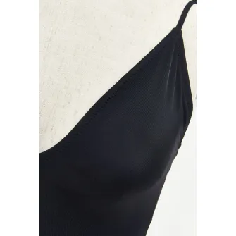 LC WAIKIKI, Costum de baie intreg cu model uni, Negru, 38