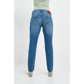 Lee Cooper, Blugi regular fit cu aspect decolorat, Albastru, W27-L32